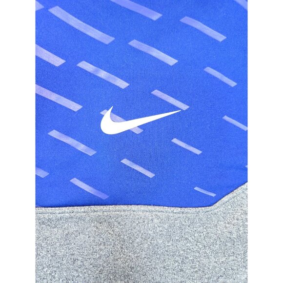 Nike Golf Tour Performance Dri-Fit Pullover Mens Medium Blue/Gray - Picture 7 of 8